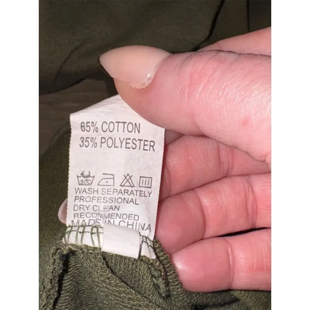 Nancy Rose Women's 2XL Off-Shoulder Love Sweatshirt olive green